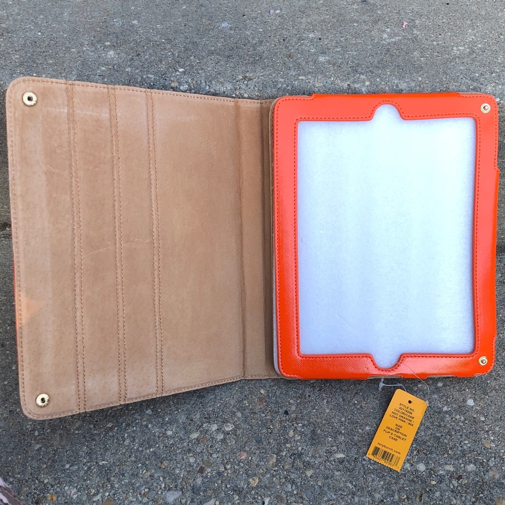 Tory Burch Vibrant Orange Tablet Cover - Picture 2 of 8